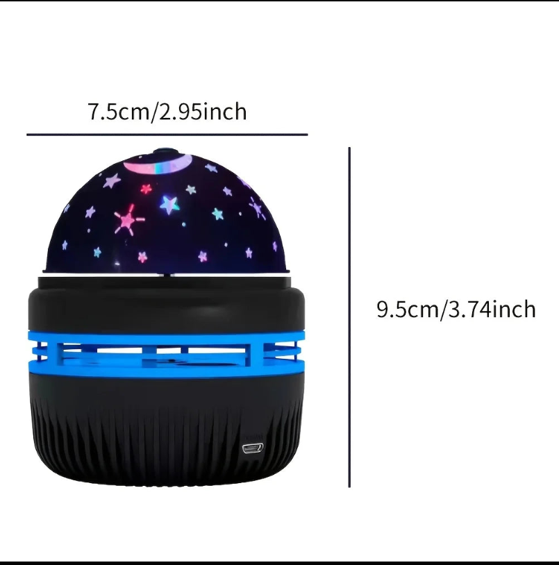 Projetor de céu estrelado LED colorido