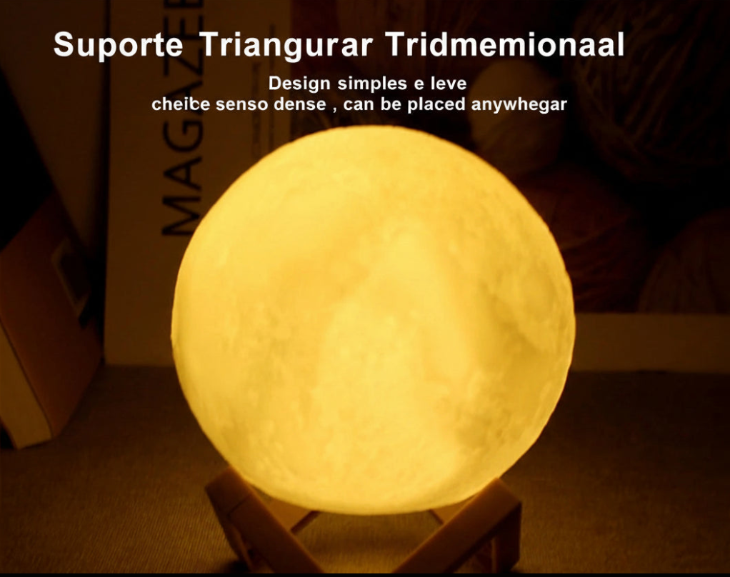 LUMINARIA DE LUA DE LED