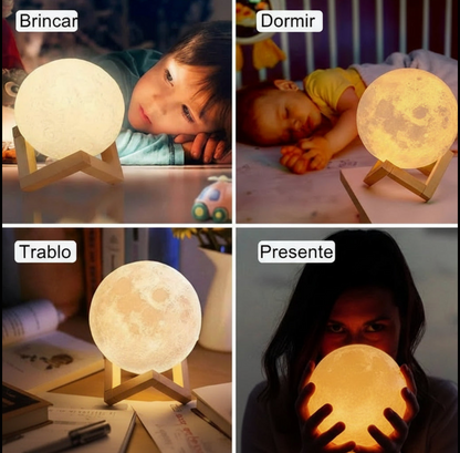 LUMINARIA DE LUA DE LED