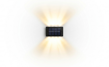 Luminária de parede solar com 4/6/8/10 LEDs para jardim